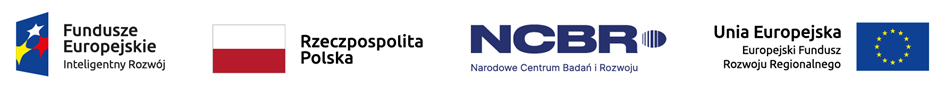 Fundusze Europejskie Inteligentny Rozwój, Rzeczpospolita Polska, NCBR, Unia Europejska Europejski Fundusz Rozwoju Regionalnego